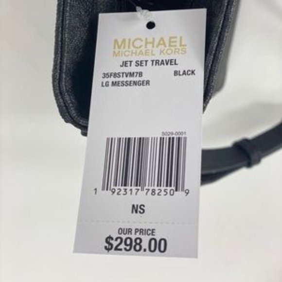 🌺NWT Michael Kors LG Crossbody Bag Black - Picture 8 of 8
